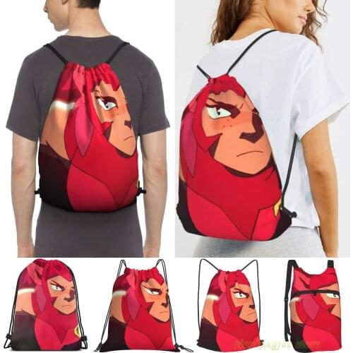 She-Ra & The Princesses Of Power (Catra) Men Outdoor Travel Gym Bag Waterproof Drawstring Backpack Women Fitness Sackpack Bag