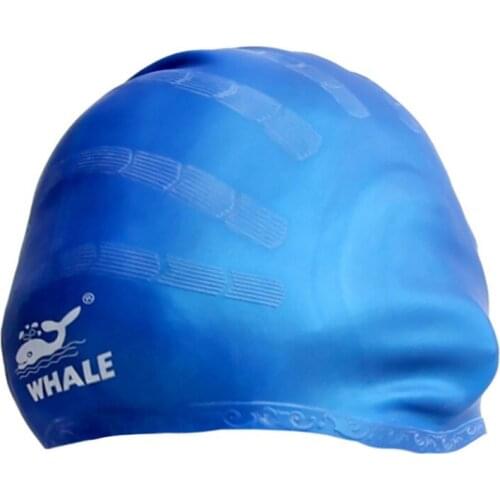 Swimming Cap Silicone Waterproof Plus Size Colorful Adult Long Hair Sports High Elastic Adults Swim Pool Hat