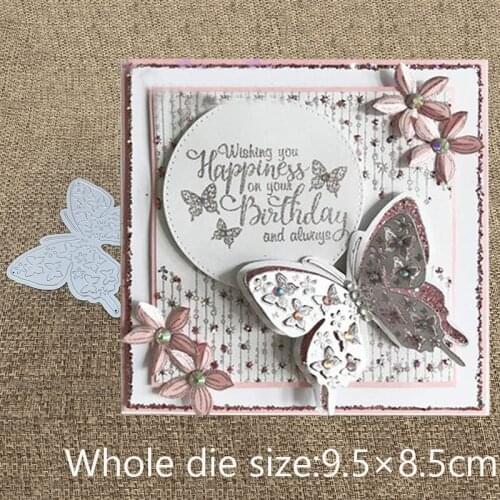 XLDesign Craft Metal Cutting Dies cut die Butterfly decoration scrapbooking Album Paper Card Craft Embossing Die Cuts