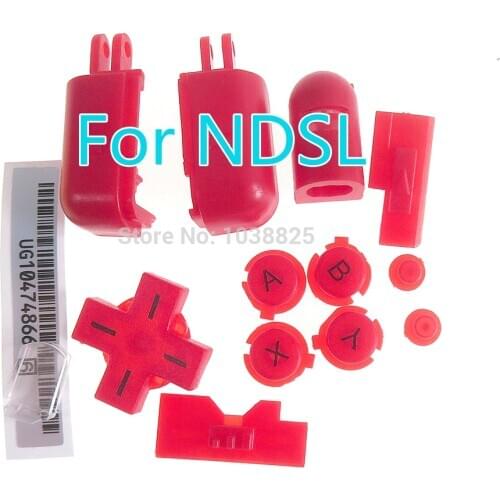 4sets/lot Replacement Full Button Set Control Cross Key & ABXY Key Button for NDS Lite for NDSL Buttons Key