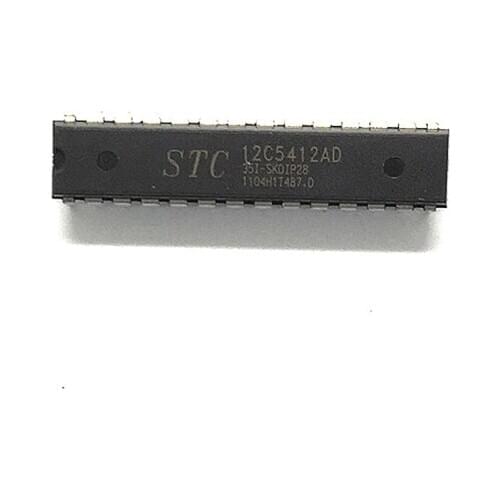 STC12C5412AD DIP-28 In-line MCU