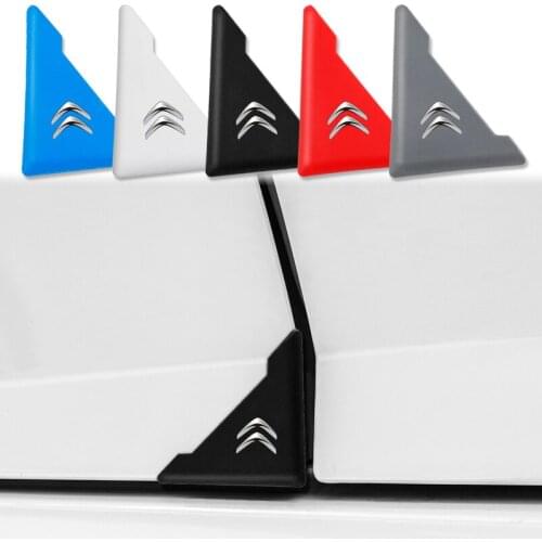 90 Degree Silicone Car Door Angle Corner Cover Bumper for Citroen C1 C2 C3 C4 C5 C6 C8 C4L DS3 Crash Scratch Protector Auto Car