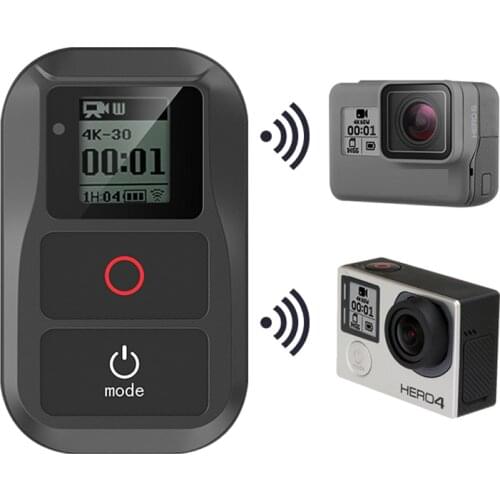 Waterproof Wireless WiFi Remote For Gopro Hero 8 7 6 5 4 Session Go pro 5 6 3+ Smart Remote Control Charging Cable Kits