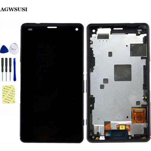 LCD for Sony Xperia Z3 Mini LCD Touch Z3 Compact LCD Display D5803 D5833 LCD Screen Touch Z3 Compact Digitizer Sensor Assembly