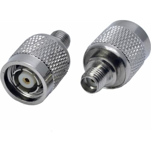 2pcs New Adapter RP TNC Male To SMA Female RF Coaxial Connector