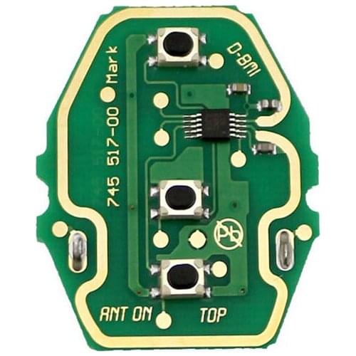 3 Button Remote Car Key Control Circuit Board 315MHz/433MHz For-BMW 3 5 Series E46 E39 EWS Without Key Shell