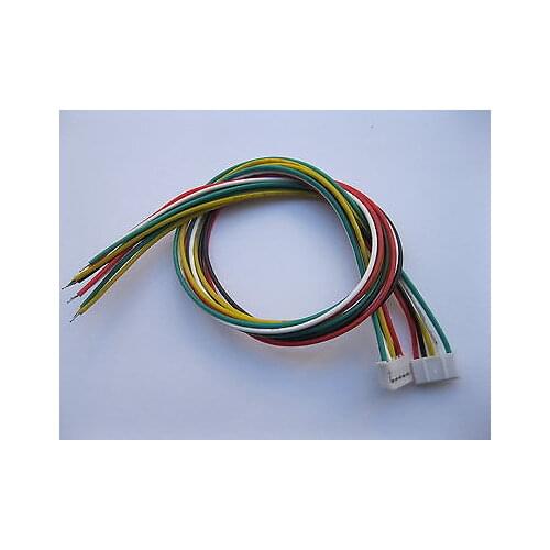 50 pcs PH 2.0mm Pitch 5 Pin Female Connector with 26AWG 300mm Leads Cable