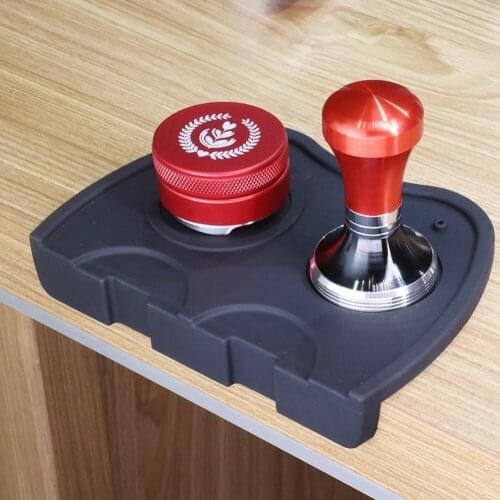 Barista Coffee Anti-skid Mat Espresso Latte Art Pen Tamping Holder Pad Coffeeware Tampers Coffee Grind Soft Silicone Mat