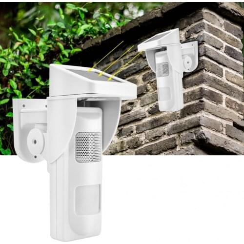 Wireless Alarm System Independent Wireless Solar Motion Sensor Detector Infrared Security Alarm System
