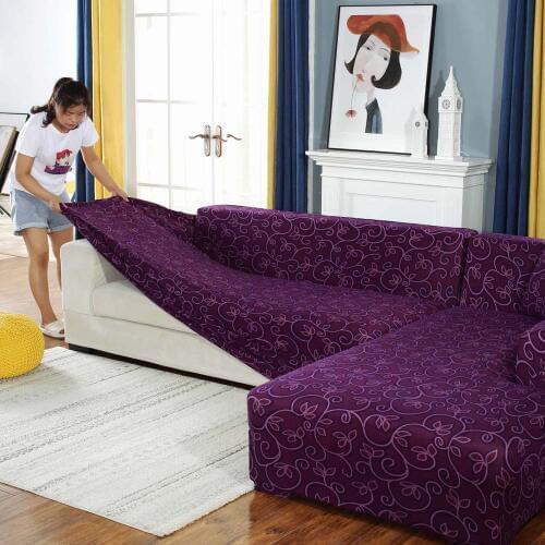 Elastic Sofa Cover Cotton All-inclusive Stretch Slipcover Couch Cover Sofa Towel Sofa Cover for Living Room Two/Three/Four Seat