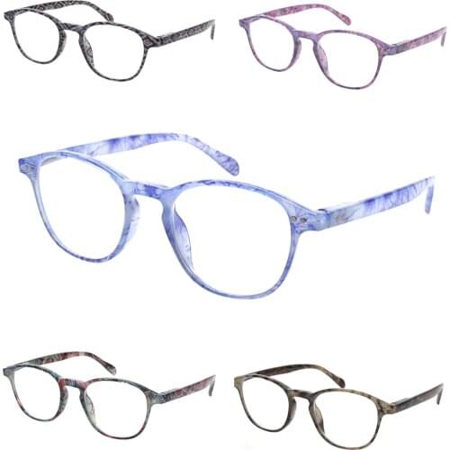 Henotin2020 new reading glasses spring hinge progressive color design men and women reading glasses diopter 0.5 1.75 2.0 4.0