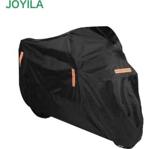 Joyila Waterproof Motorcycle Cover Rainproof Dustproof Snowproof UV Protective Outdoor Indoor Motorbike Rain Cover