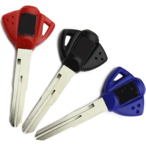 1 Blank Motorcycle Key Uncut Blade For SUZUKI GSX1250 BANDIT 1250 07-12 GSR400 600 2006-2012 GSR750 11-12 SFV650 400