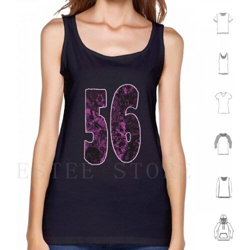 56 Fifty Six Tank Tops Vest Cotton Dressrosastore 56 Fiftysix Sixnine Tattoos Tattoo Number Numbers Tattoosnumber Purple