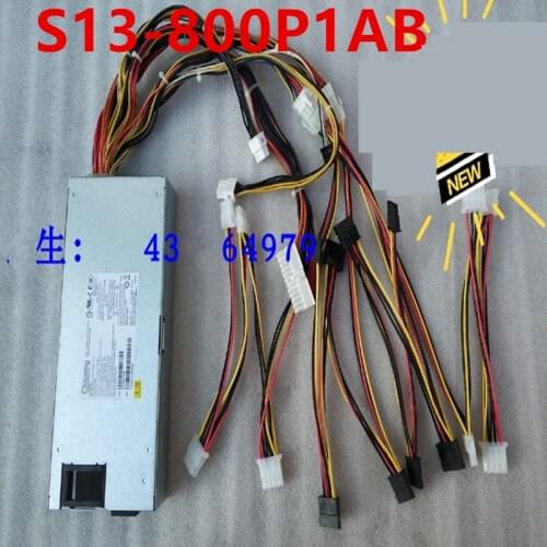 New Original PSU For Chicony 80plus Gold 1U 800W Power Supply S13-800P1AB