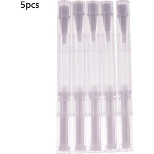 Cuticle Oil Pen Empty Twist Pen 2/3/5Pc 2.5ml Cuticle Revitalizer Nutrition Oil Nail Art Treatment Manicure Soften Pen Tool Nail