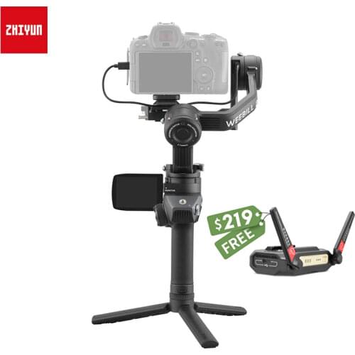 ZHIYUN Official Weebill 2 Gimbal Stabilizer for Camera DSLR Cameras 3-Axis Handheld Stabilizer with Screen VS DJI for Canon/Sony