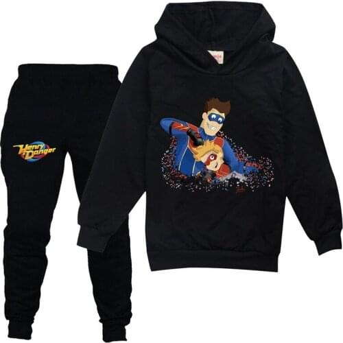 Henry Danger Anime Game Clothing Spring autumn Kids Clothing Suits Cartoon Sets Children Boy Girls Sports Tracksuits Suits