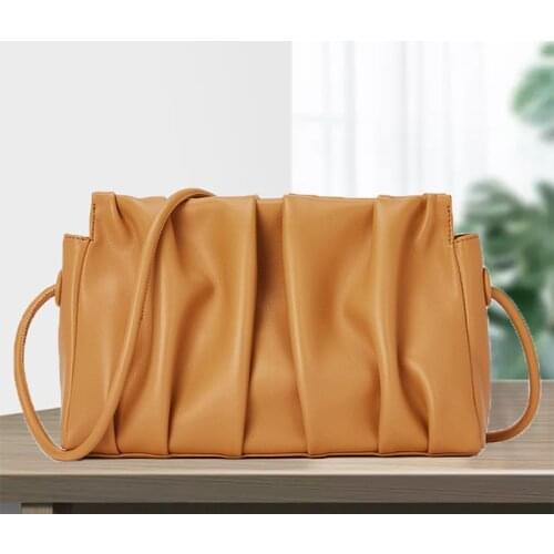 Ladies Shoulder Bag Trendy Explosion Style Soft Leather All-match Bag Ladies Diagonal Bag Fashionable Purses Lipstick Bag