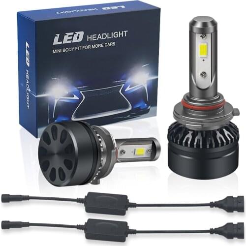 2pcs Car Headlight LED H7 H4 LED Headlamp Bulbs H1 H11 H3 9005 9006 60W 6500K Cold White 12V Auto Head Lamp Fog Light Wholesale