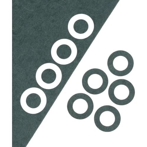 300x Insulation Gasket Hollow Flat Head Pad For 21700 Positive Head Gasket New