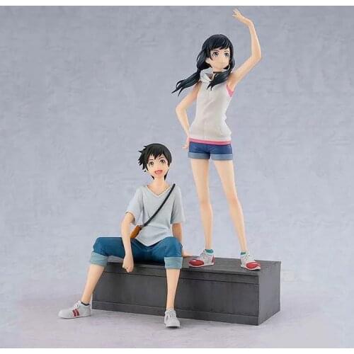 Anime Weathering with you Model Toy Anime Your Name Tachibana Taki Miyamizu Mitsuha PVC Action Figure Collection Model Toy Doll