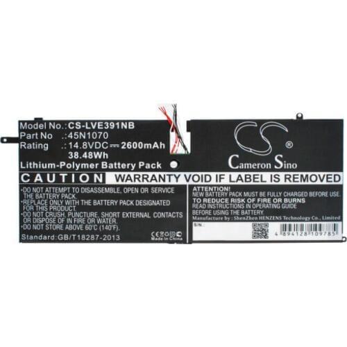 Cameron Sino 2600mAh battery for LENOVO ThinkPad X1 Carbon 3444 Carbon 3444 14" Carbon 3448 Carbon 3460 45N1070 45N1071