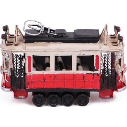 Decorative Metal Taksim Tram Small Size - Trinket, Miniature, Gift,Vintage, nostalgic-Handmade Hand painted Quality Durable