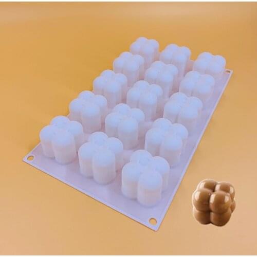 Cube Mold Silicone Baking Accessories 3D DIY Sugar Craft Chocolate Cutter Mould Fondant Cake Decorating Tool