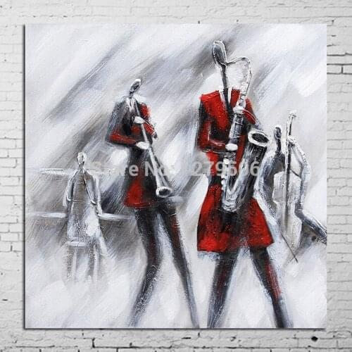 Figure canvas oil painting Francoise Nielly wall art picture for living room handmade texture Palette knife caudros decoration