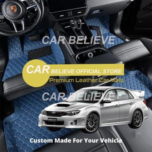 High quality Leather Car Floor mats for Subaru Impreza Sedan 2015 2014 2013 2012 2011 2010 2009 Carpets Rugs Pads Accessories