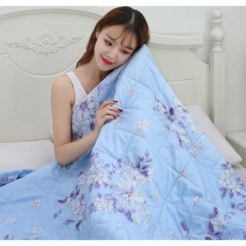 Summer blanket breathable quilt cover spring and autumn summer quilt childrens quilt air-conditioning quilt double thin quilt