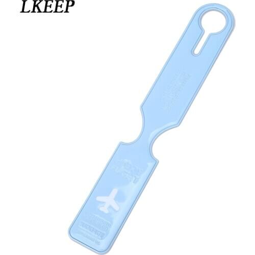 PVC Cute Travel Luggage Label Straps Suitcase ID Name Address Identify Tags Luggage Tags Airplane Travel Accessories RV879246