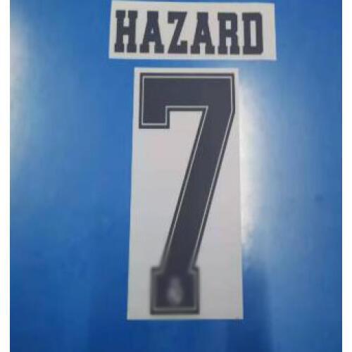 1920 Away 3rd Hazard nameset Sergio Ramos KROOS BENZEMA MODRIC Bale James Asensio Printing Customize Name Num Patch