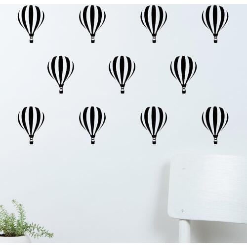 Little Fire Balloons Set Patterned Wall Stickers Home Kids Bedroom Art Wall Decals Cute Beautiful Art Designed Wallpaper Wm-501