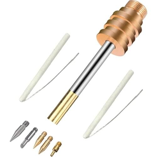 510 Interface Soldering Iron Tip USB Wireless Soldering Iron Tip Welding Tool 15W Cutter Head Horseshoe Shape