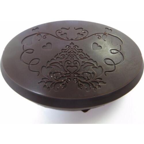 QT0056 Oval shape stamp handmade soap mold art pattern chocolate mould DIY silicone soap molds pudding jelly candle clay moulds