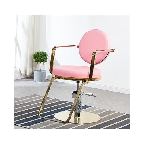 Barbershop hairdressing chair simple web celebrity hair chair lift hair salon dedicated hair cutting chair fashion dyeing and ir