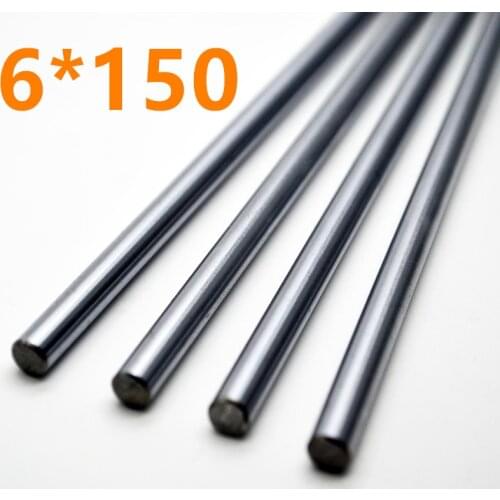 3D printer rod shaft 6mm linear shaft length 150mm chrome plated linear guide rail rod shaft for cnc robot 3D Printer Parts
