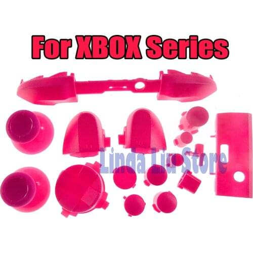 1set Plastic Full Set Button LB RB Bumper RT LT Trigger Buttons Mod Kit Analog Stick Dpad For Xbox XBOX Series S X Controller
