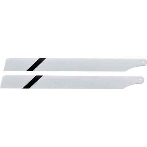 1Pair Glass Fiber Glassy Carbon 360mm Main Blades for Align Trex 450L 480 RC Helicopter Drone Parts