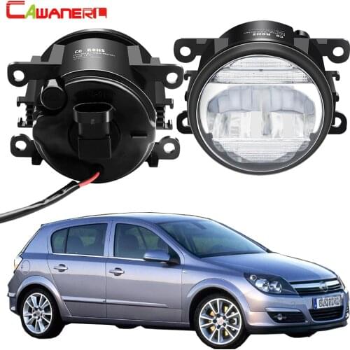 2in1 Fog Light Assembly DRL 30W 8000LM Car Front Bumper LED Fog Light Daytime Running Lamp 12V For Opel Astra G H 1998-2010