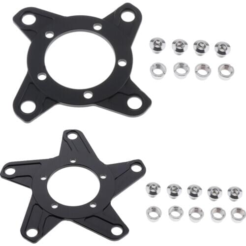 Alloy E-Bike Chainring Adapter 104BCD 130BCD Spider Adaptor For 8fun Mid Motor