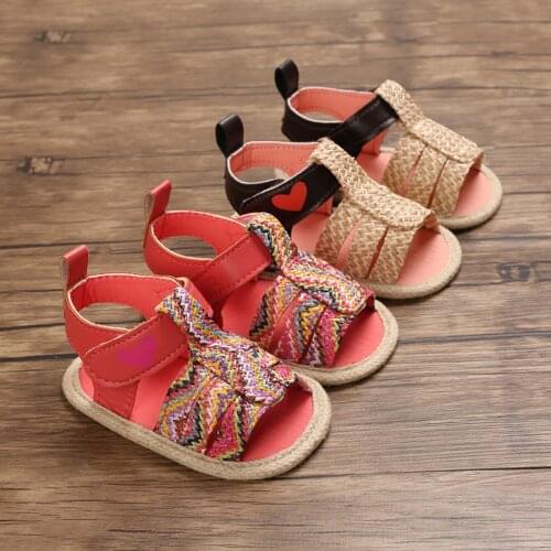 A Pair of Baby Boys Girls Sandals New Hot First Walking Shoes Contrast Color Rubber Sandals Non-Slip Shoes обувь для детей