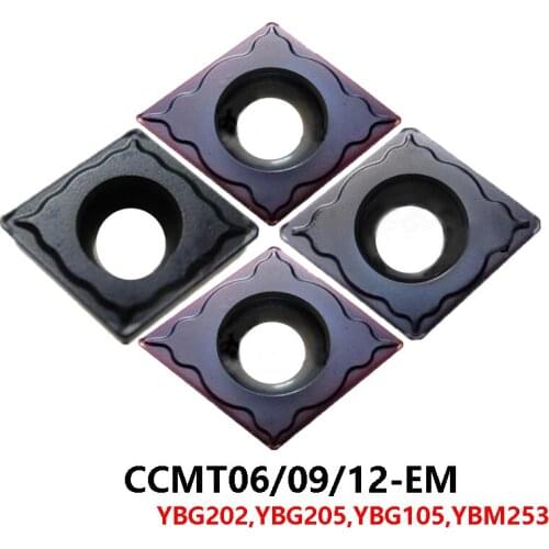 CCMT060204 CCMT060208 CCMT09T304 CCMT09T308 CCMT120404 CCMT120408 CCMT120412-EM YBG202 YBG205 YBM253 YBG105 CCMT Lathe Tools