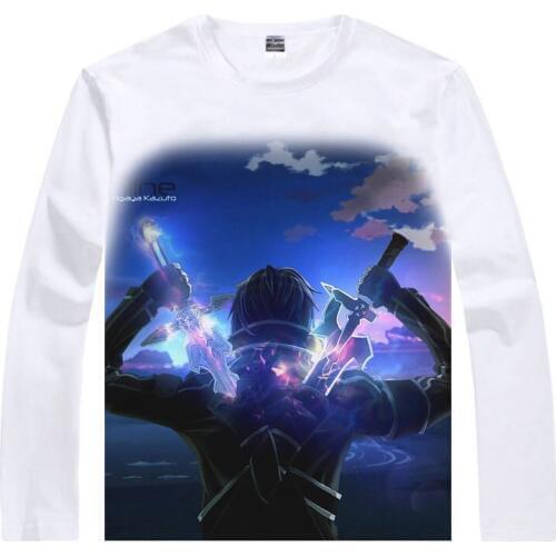 Alfheim Online ALO T-Shirt Gun Gale Online Shirt colorful T shirts Anime Accessories awesome shirt Print Womens Long t-shirts a