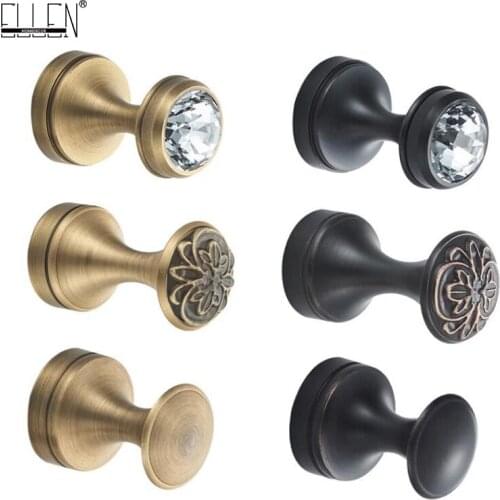 Bathroom Robe Hooks Antique Brass Wall Hook Single Clothes Hanger Towel Hooks Bathroom Accessories Coat Door Hooks ELKH1004