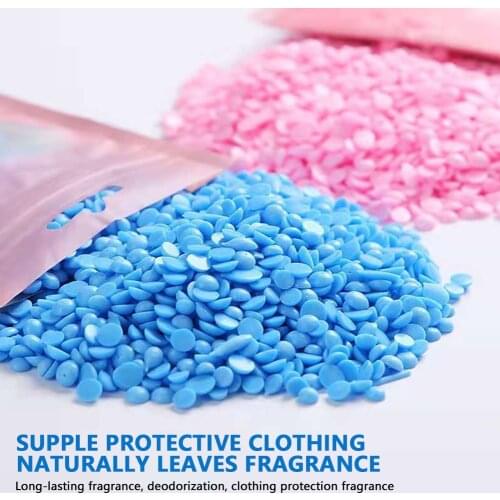 New 100g/Bag Lasting Fragrance Beads Laundry Softener Clean Detergent Perfume Washing Machine Clean Detergent Laundry Supplies