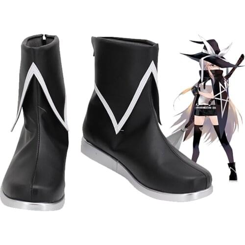 Touhou Marisa Shoes Cosplay Touhou Project Marisa Kirisame Cosplay Boots Black Shoes for Unisex