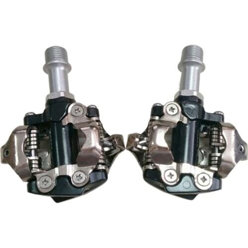 MTB Mountain Bike Aluminum Alloy Sealed Clipless Pedals Compatible with SPD Type Cleats MTB Shoes, Durable
